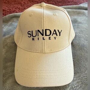 Sunday Riley Cream Baseball Cap